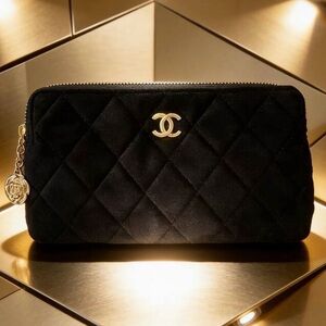 CHANEL MAKEUP VELVET POUCH (ONLY 1 IN STOCK)